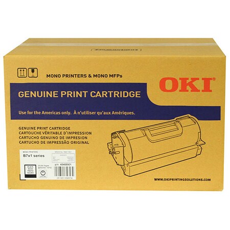 Oki OKI High Yield Toner Cartridge, 25,000 Yield 45488901